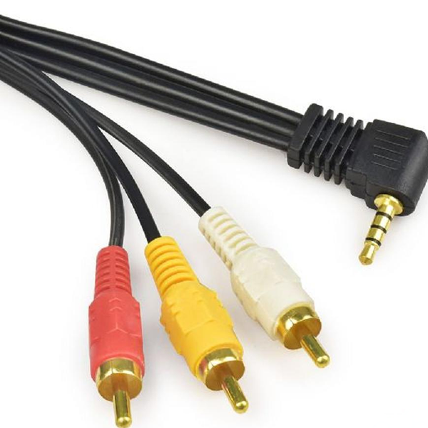 Cabo de Video P2 (3.5mm) x3 RCA